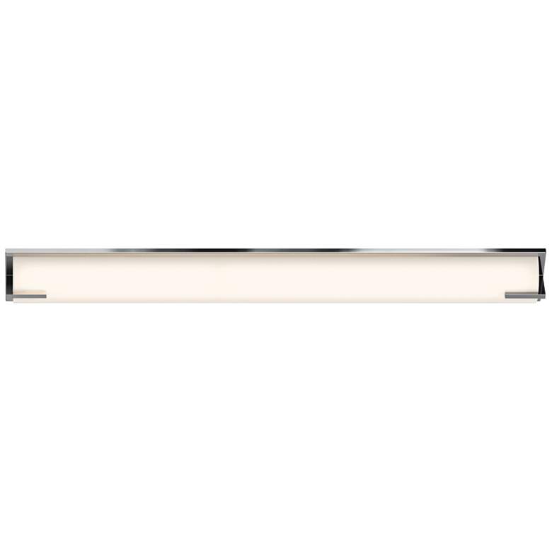 Image 3 Sonneman New Edge 40" High Polished Chrome LED Bath Light more views