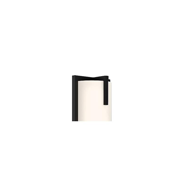Image 2 Sonneman New Edge 40" High Satin Black LED Bath Light more views