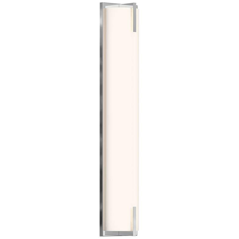 Image 1 Sonneman New Edge&trade; 24 inch High Polished Chrome LED Wall Sconce