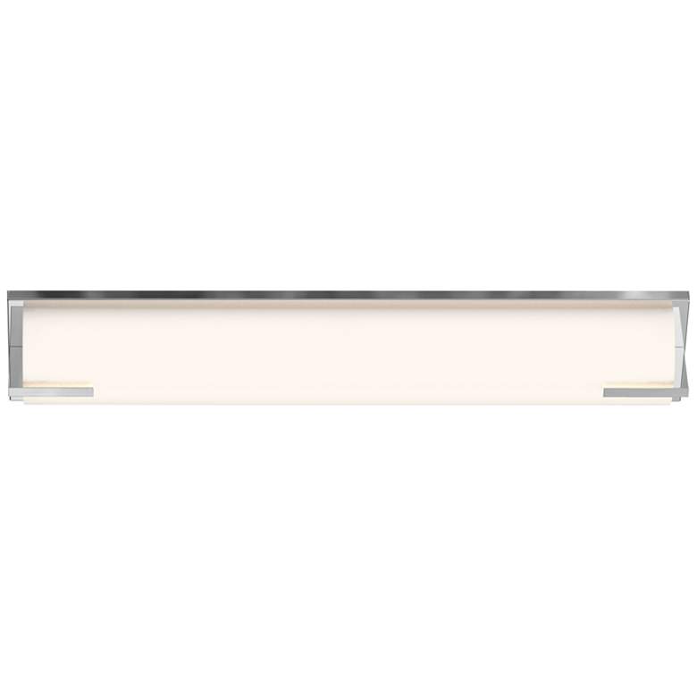 Image 3 Sonneman New Edge&trade; 24 inch High Polished Chrome LED Wall Sconce more views
