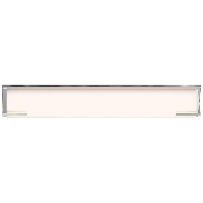Image 3 Sonneman New Edge™ 24" High Polished Chrome LED Wall Sconce more views