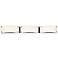 Sonneman Oceana 44" Wide Satin Nickel LED Bathroom Light