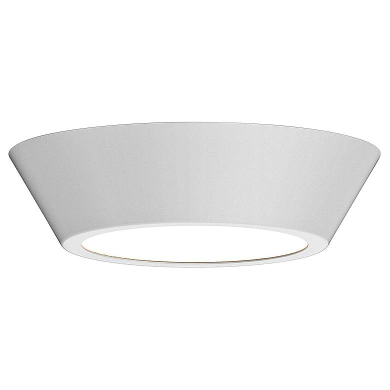 Image 1 Sonneman Oculus 10" Wide Satin White LED Ceiling Light