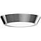 Sonneman Oculus 13" Wide Polished Nickel LED Ceiling Light