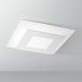 Sonneman Offset 15"W Textured Square LED Ceiling Light