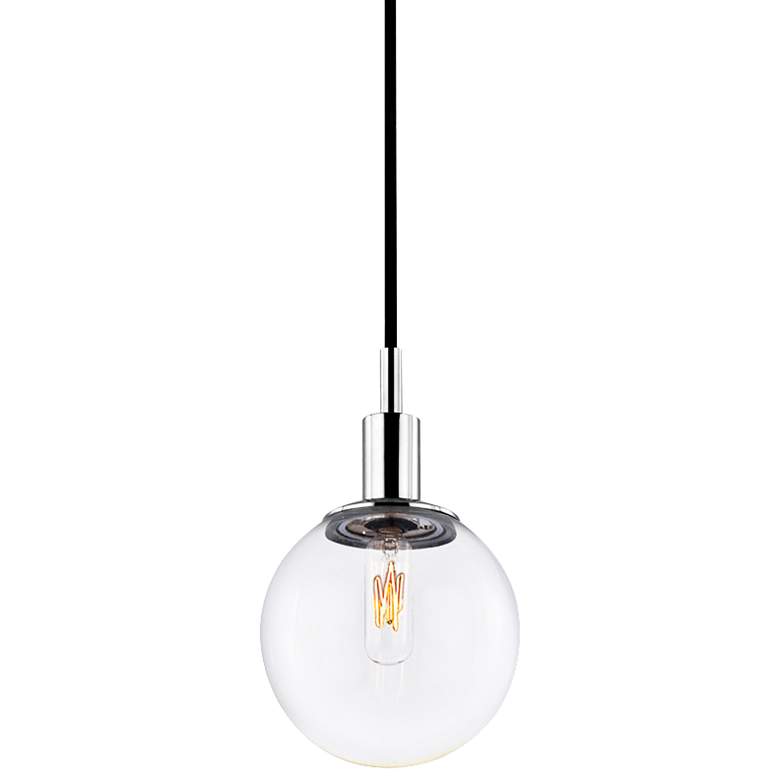 Image 1 Sonneman Orb 5 1/2" Wide Polished Chrome Mini Pendant