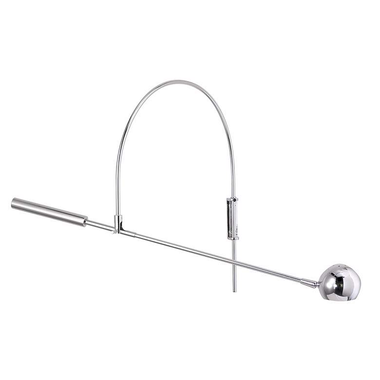Image 1 Sonneman Orbiter 32" Wide Plug-In Boom Arm Wall Lamp