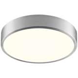 Sonneman Pi 12&quot;W Satin Aluminum Round LED Ceiling Light