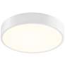 Sonneman Pi 12"W Textured White Round LED Ceiling Light