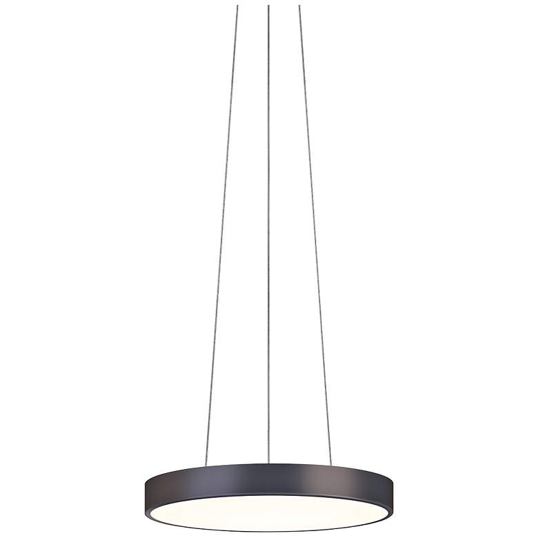 Image 2 Sonneman Pi 16 inch Wide Black Bronze Modern LED Pendant Light