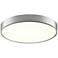 Sonneman Pi 16" Wide Modern Satin Aluminum Round LED Ceiling Light