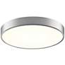 Sonneman Pi 16"W Satin Aluminum Round LED Ceiling Light