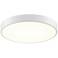 Sonneman Pi 16"W Textured White Round LED Ceiling Light