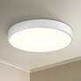 Sonneman Pi 16"W Textured White Round LED Ceiling Light