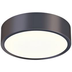 Sonneman Pi 8&quot; Wide Black Bronze LED Ceiling Light
