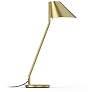 Sonneman Pitch 21" High Brass Finish Modern LED Lamp