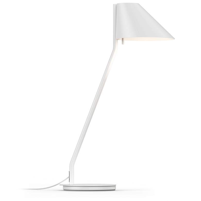 Image 1 Sonneman Pitch 21 inch High Satin White Modern LED Lamp