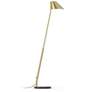 Sonneman Pitch 43.5" High Brass Finish Modern LED Lamp