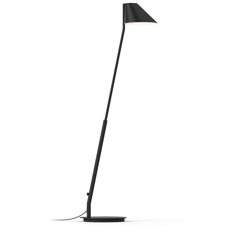 Image 1 Sonneman Pitch 43.5" High Satin Black Modern LED Lamp