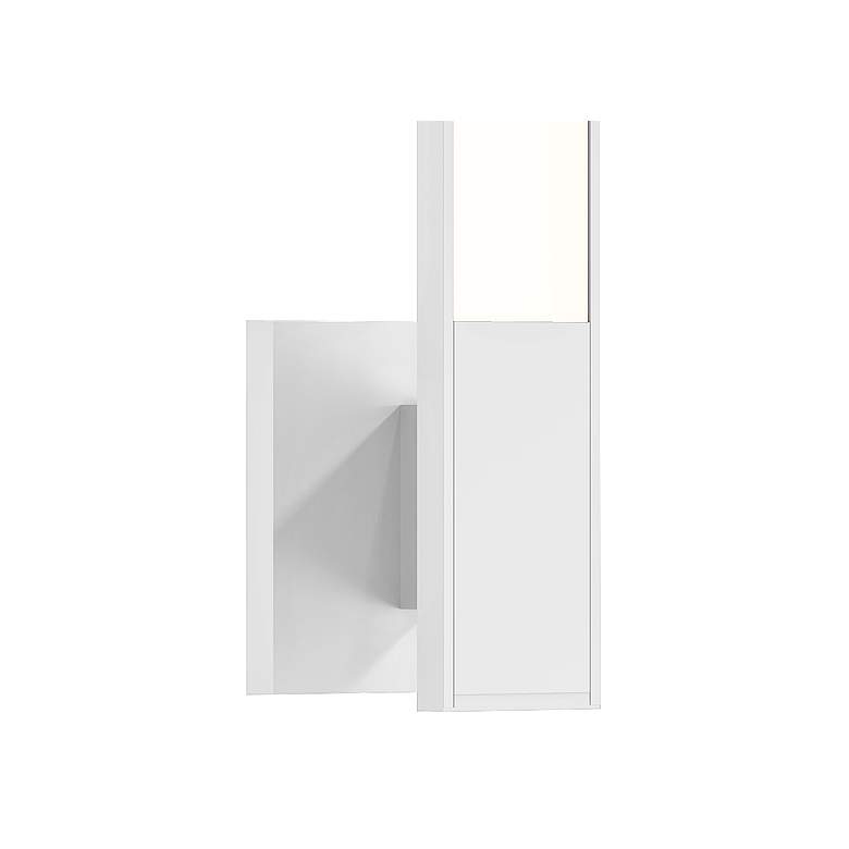 Image 2 Sonneman Planes&#8482; 18 inch High Satin White LED Wall Sconce more views
