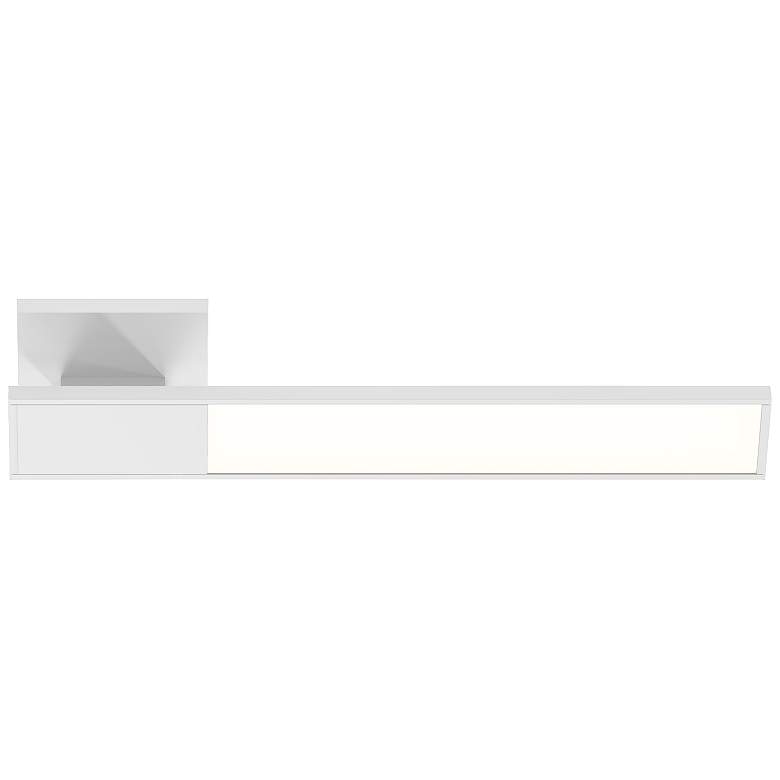 Image 3 Sonneman Planes&#8482; 18 inch High Satin White LED Wall Sconce more views