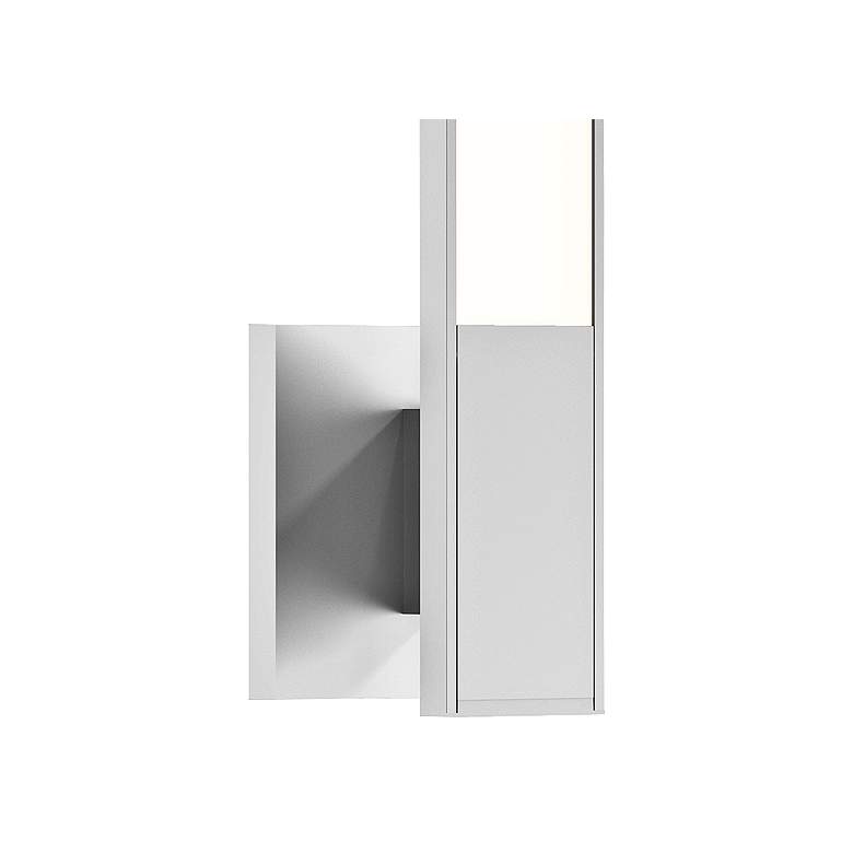 Image 2 Sonneman Planes 18"H Bright Satin Aluminum LED Wall Sconce more views