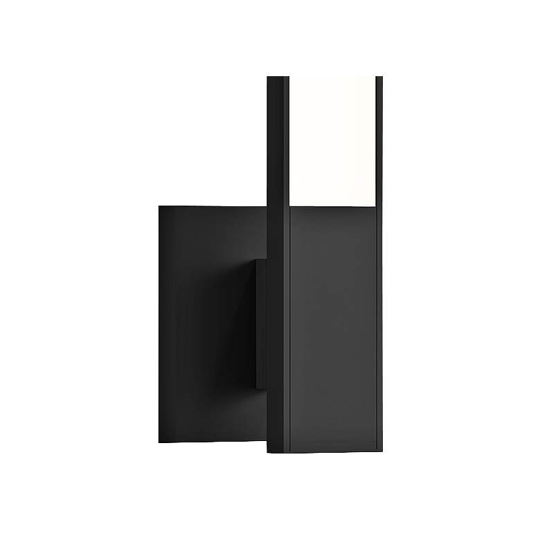 Image 2 Sonneman Planes™ 18" High Satin Black LED Wall Sconce more views