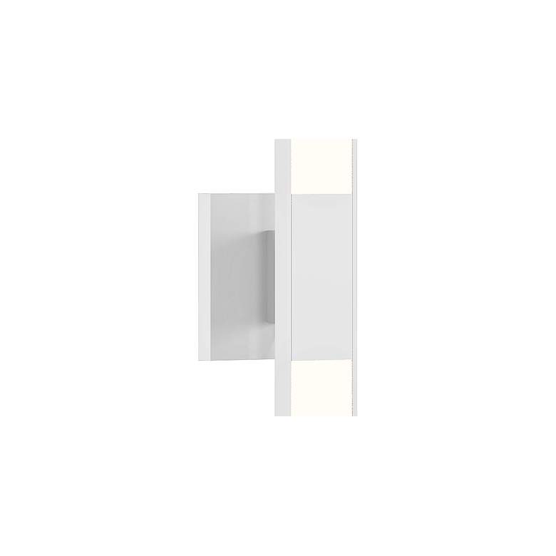 Image 2 Sonneman Planes&trade; 32 inchH Satin White 2-Light LED Wall Sconce more views