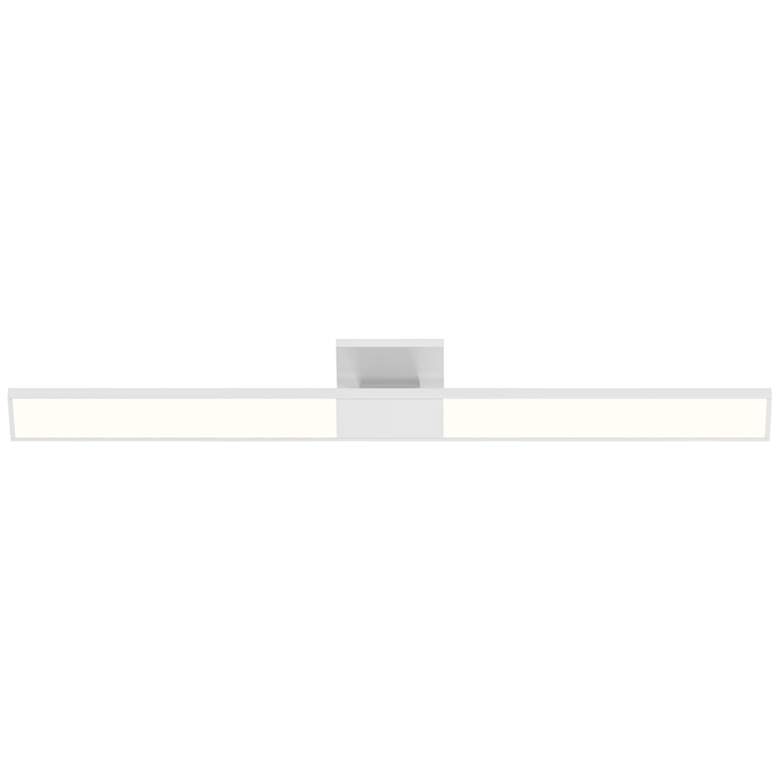 Image 3 Sonneman Planes™ 32"H Satin White 2-Light LED Wall Sconce more views