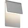Sonneman Ply 11"H Textured Gray LED Outdoor Wall Light