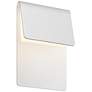 Sonneman Ply 11"H Textured White LED Outdoor Wall Light
