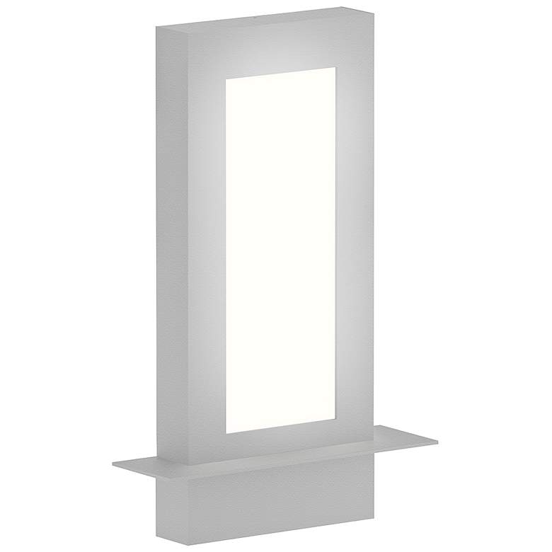 Image 2 Sonneman Prairie 26 inchH Textured White LED Outdoor Wall Light more views
