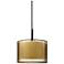 Sonneman Puri 10" Wide Black Brass Mini Pendant Light