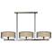 Sonneman Puri 48"W Satin Nickel Kitchen Island Light Pendant