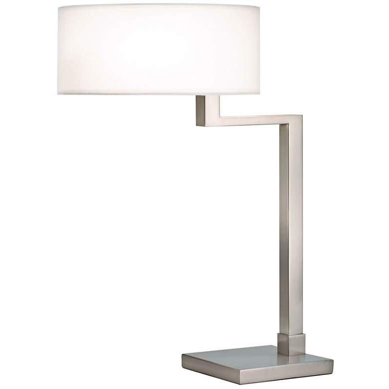 Image 1 Sonneman Quadratto Satin Nickel Finish Swing Table Lamp