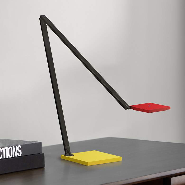 Image 1 Sonneman Quattro Red, Yellow and Black LED Task Desk Lamp