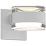 Sonneman REALS 4 3/4"H White 2-Light LED Outdoor Wall Light