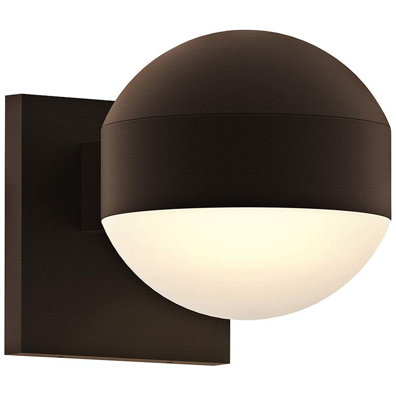 Image 1 Sonneman REALS 5 1/2" High Bronze LED Outdoor Wall Light