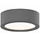 Sonneman REALS 5"W Textured Gray LED Outdoor Ceiling Light