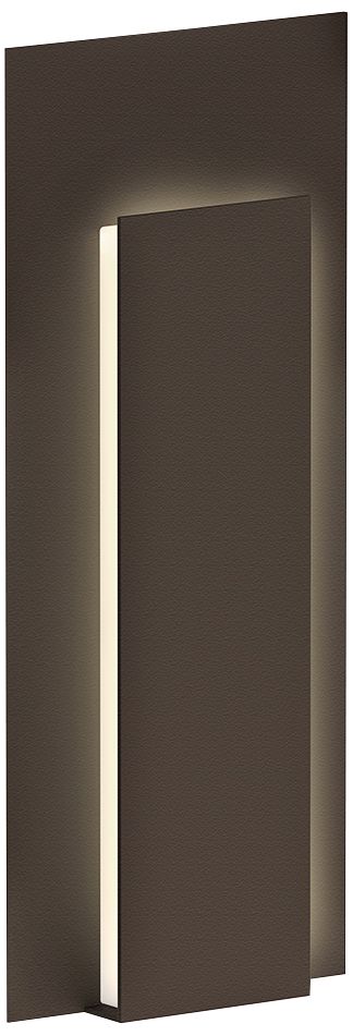 Image 2 Sonneman Reveal 19"H Textured Bronze LED Outdoor Wall Light more views