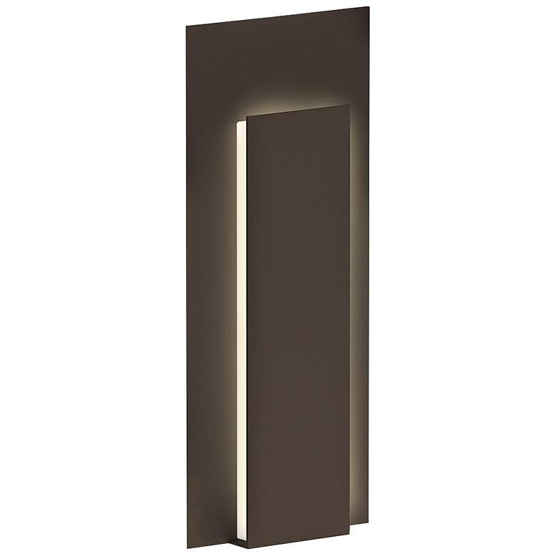 Image 2 Sonneman Reveal 19"H Textured Bronze LED Outdoor Wall Light more views