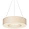 Sonneman Ring Shade 22"W Satin White LED Pendant Light