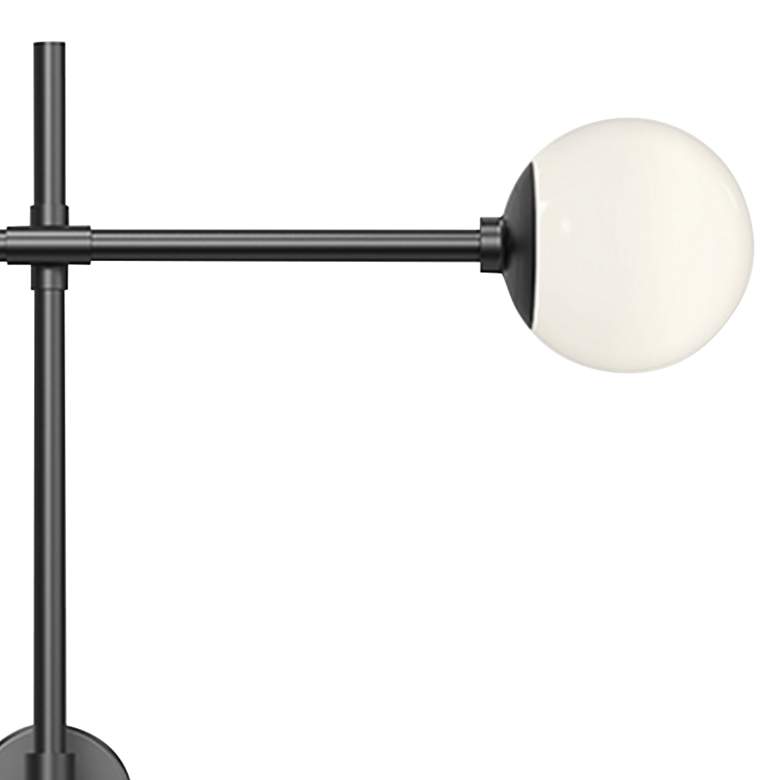 Image 2 Sonneman Sabon 14 3/4"H Satin Black 2-Light LED Wall Sconce more views