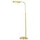 Sonneman Satin Brass Tenda Pharmacy Adjustable Floor Lamp