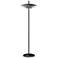 Sonneman Shells 56" High Satin Black Modern LED Floor Lamp