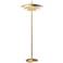 Sonneman Shells 60.25" High Modern Brass LED Floor Lamp