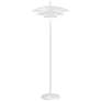 Sonneman Shells 60.25" Satin White Modern LED Floor Lamp