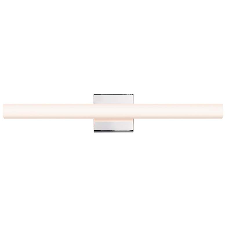 Image 1 Sonneman Sq-Bar 24" Wide Polished Chrome LED Bath Light