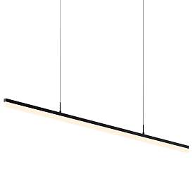 Image2 of Sonneman Stiletto 59 1/2" Wide Black LED Kitchen Island Light Pendant