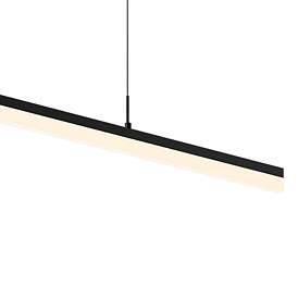 Image3 of Sonneman Stiletto 59 1/2" Wide Black LED Kitchen Island Light Pendant more views